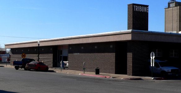 Fremont Tribune bldg from NE