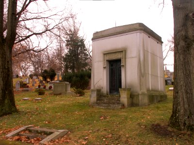 Frederick Mesta mausoleum, Homewood Cemetery, 01