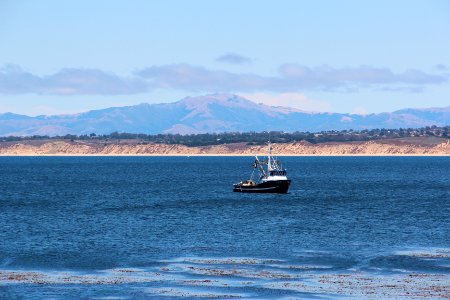 Fremont Peak viewed from Monterey Bay Aquarium photo