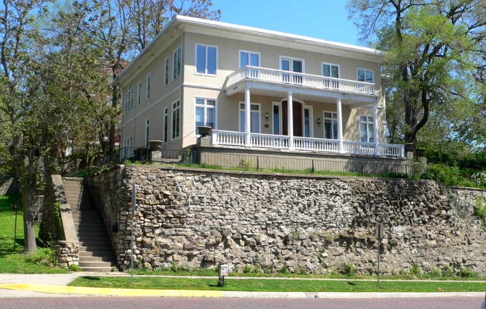 Frederick Stein house (Atchison KS) from WNW 1 long