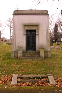 Frederick Mesta mausoleum, Homewood Cemetery, 02