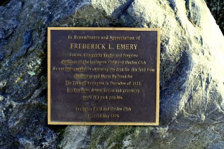 Frederick L. Emery Memorial - Lexington, MA - DSC04498