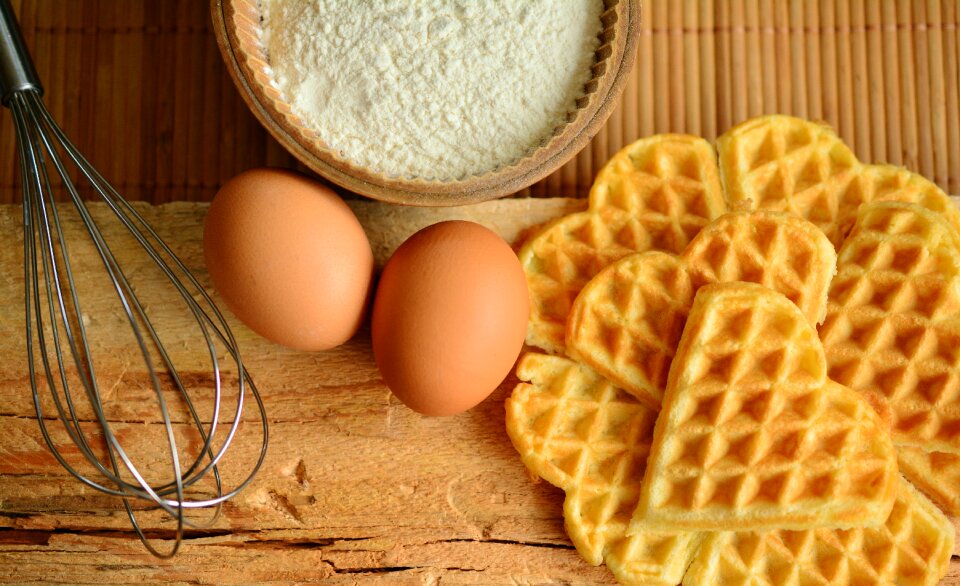 Egg scrambled eggs dessert