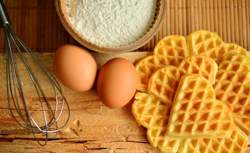 Egg scrambled eggs dessert