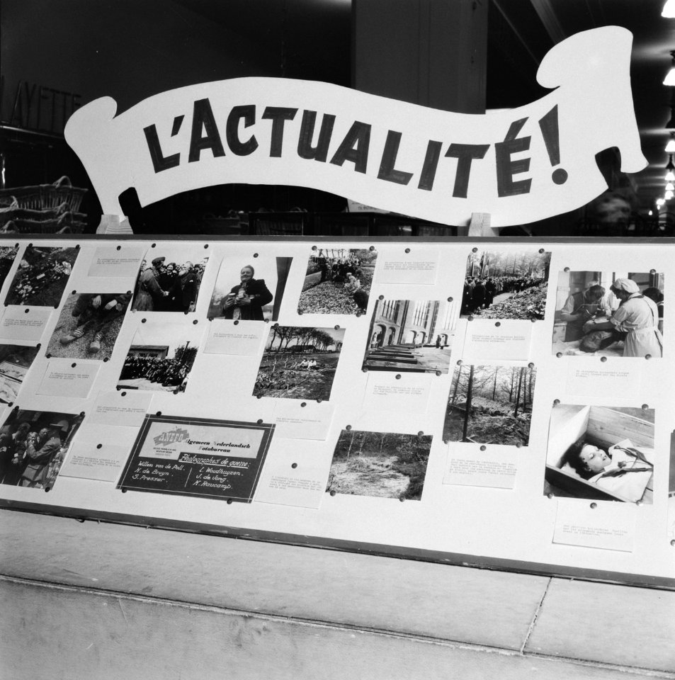 Franstalige fototentoonstelling van Anefo over bezet en bevrijd Nederland te Br, Bestanddeelnr 900-3465