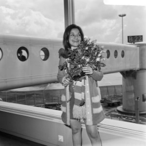 Franse zangeres, Frida Boccara , een van de winnaressen van het Eurovisie Songfe, Bestanddeelnr 922-7400