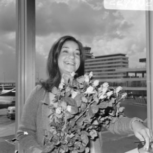 Franse zangeres, Frida Boccara , een van de winnaressen van het Eurovisie Songfe, Bestanddeelnr 922-7402
