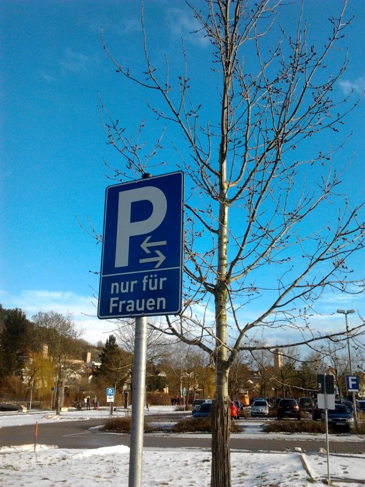 Freiwasserparkplatz Eichstätt -nur für Frauen (2019-01-27 2)