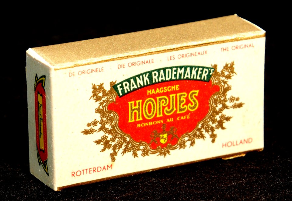 Frans Rademakers Haagsche Hopjes, Bonbons au Café doosje, foto1
