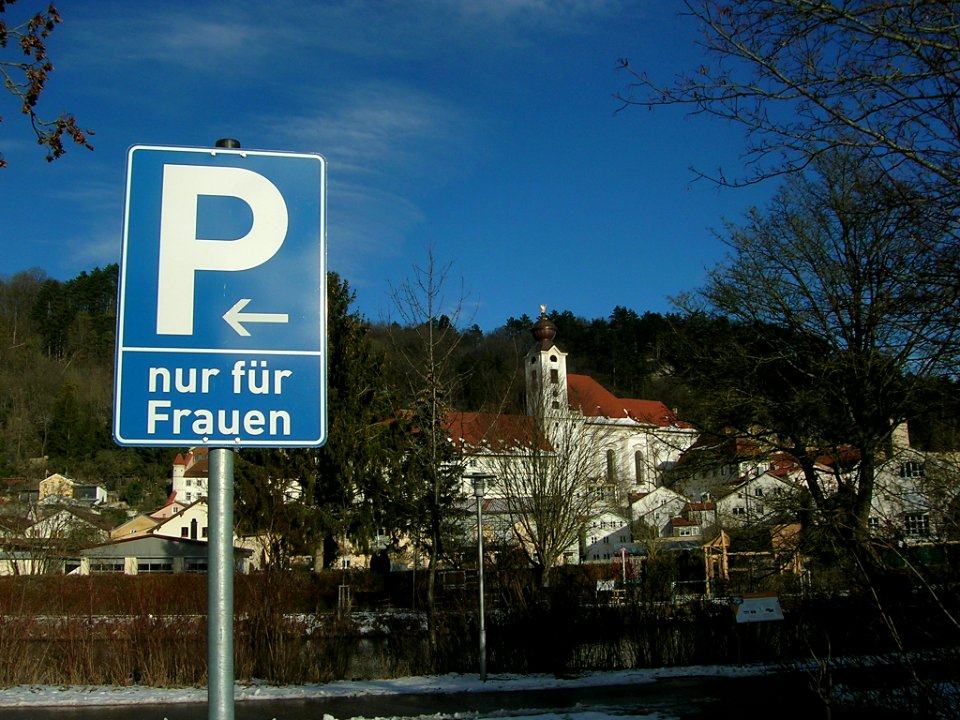 Freiwasserparkplatz Eichstätt -St Walburg -nur für Frauen (2019-01-27 6)