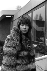 Franse zangeres-actrice Francoise Hardy in Amsterdam, Bestanddeelnr 923-0820