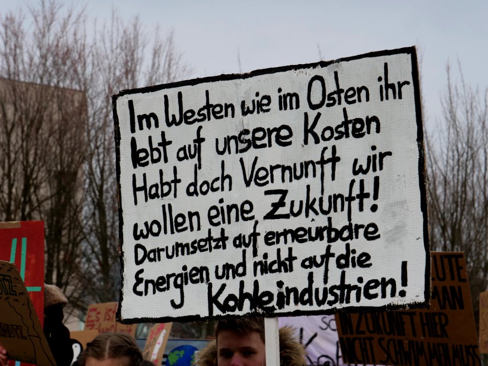 FridaysForFuture Demonstration 25-01-2019 Berlin at the Kanzleramt 25