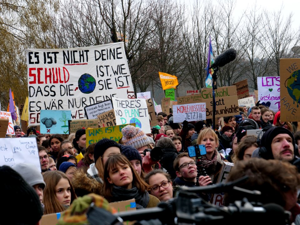 FridaysForFuture Demonstration 25-01-2019 Berlin at the Kanzleramt 31