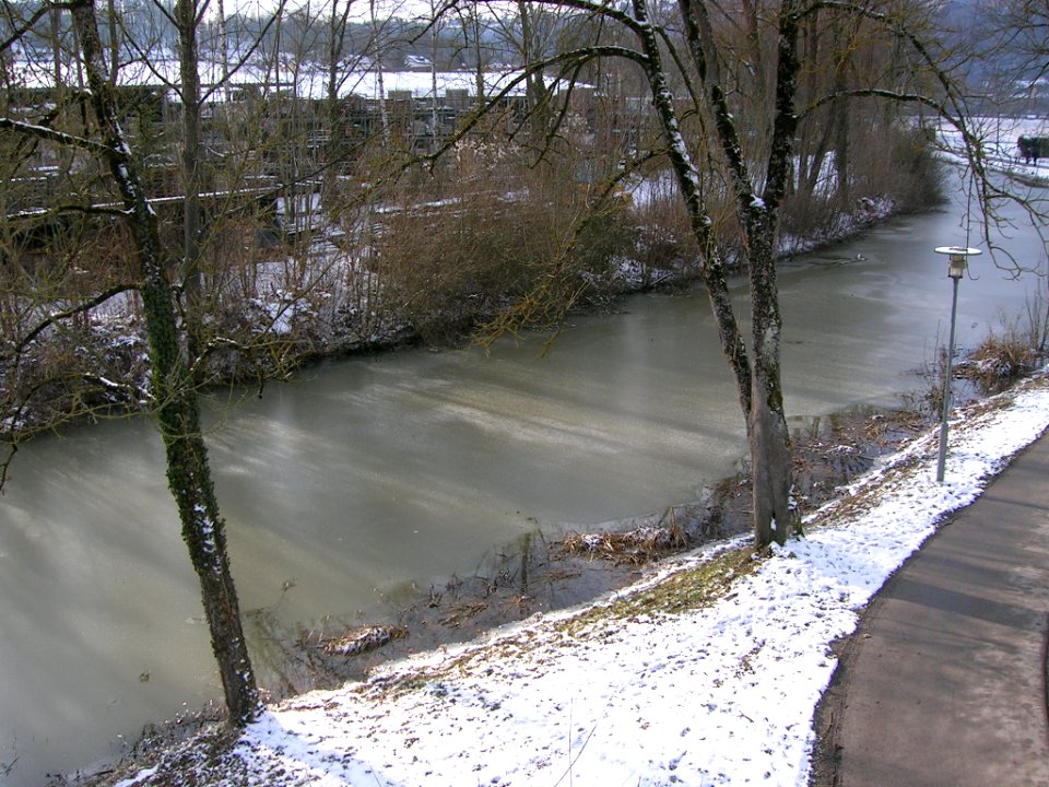Freiwasser Eichstätt -Hochwasser 2013-02-10