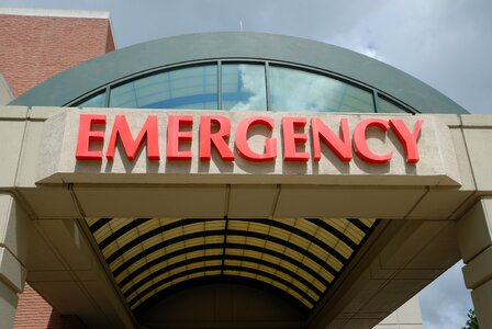 Sign emergency medical photo