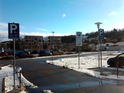 Freiwasserparkplatz Eichstätt -nur für Frauen (2019-01-27 4)