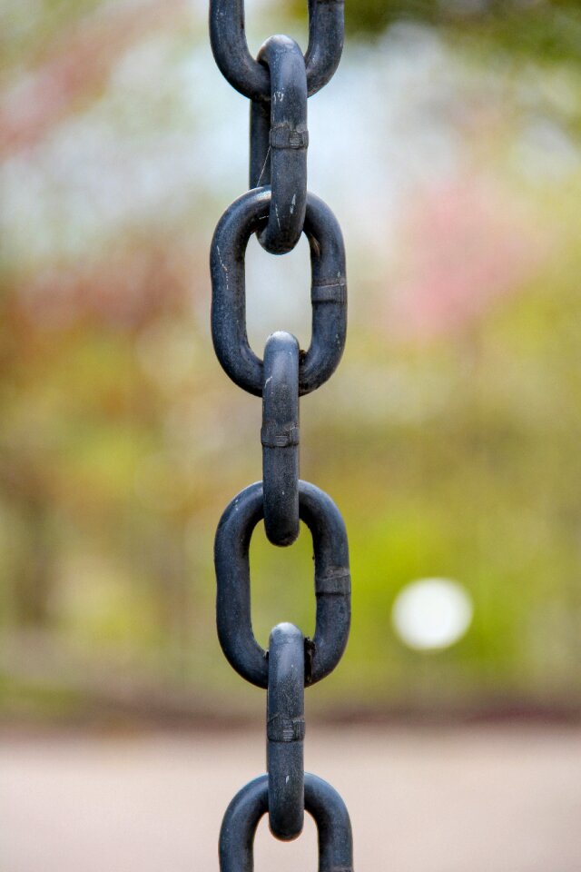 Connected chained iron chain