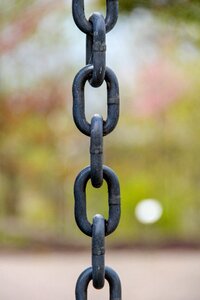 Connected chained iron chain