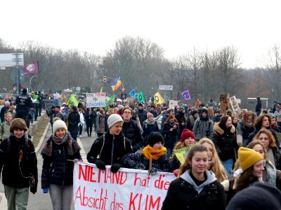 FridaysForFuture Demonstration 25-01-2019 Berlin at the Kanzleramt 05