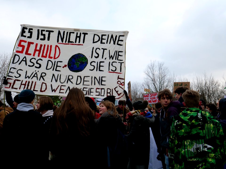 FridaysForFuture Demonstration 25-01-2019 Berlin at the Kanzleramt 22