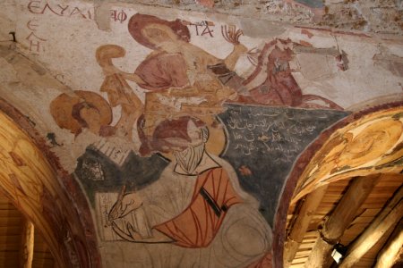 Fresco in the church of Deir Mar Musa al-Habashi
