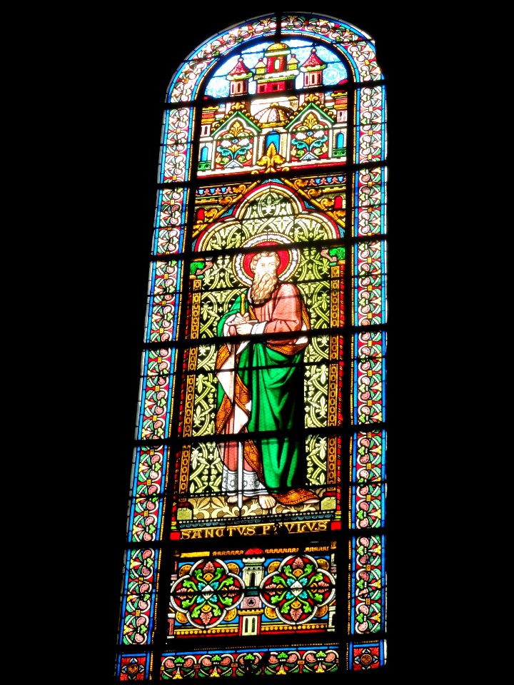 Fresnay-sur-Sarthe, église Notre-Dame, vitrail (07)