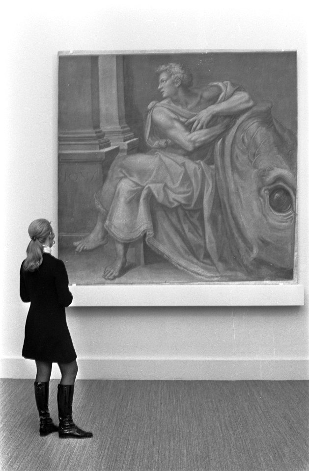 Frescos uit Florence in Rijksmuseum Amsterdam verschillende frescos, Bestanddeelnr 921-9613