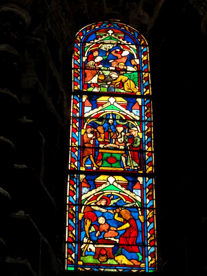 Fresnay-sur-Sarthe, église Notre-Dame, vitrail (08)