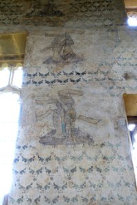 Frescoes - Chapel of St Nicholas, Haddon Hall - Bakewell, Derbyshire, England - DSC02506