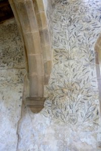 Frescoes - Chapel of St Nicholas, Haddon Hall - Bakewell, Derbyshire, England - DSC02486