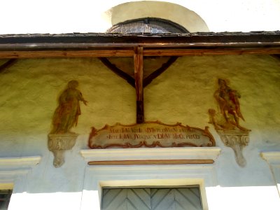 Fresko at St. Peter in Siffian, Ritten, South Tyrol