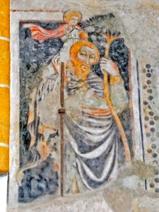 Fresko Hl. Christophorus 1420