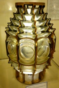 Fresnel lens, 5th order, used in Jones Point lighthouse, 1800s - The Lyceum - Alexandria, Virginia - DSC03500 photo