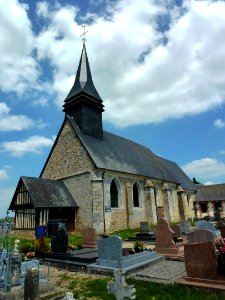 Fresne-Cauverville (Eure, Fr) église de Fresne