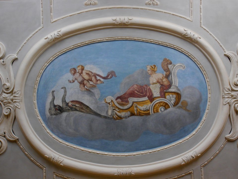 Freskogemälde im Kabinett der Kurfürstin, Schloss Caputh – P1020688