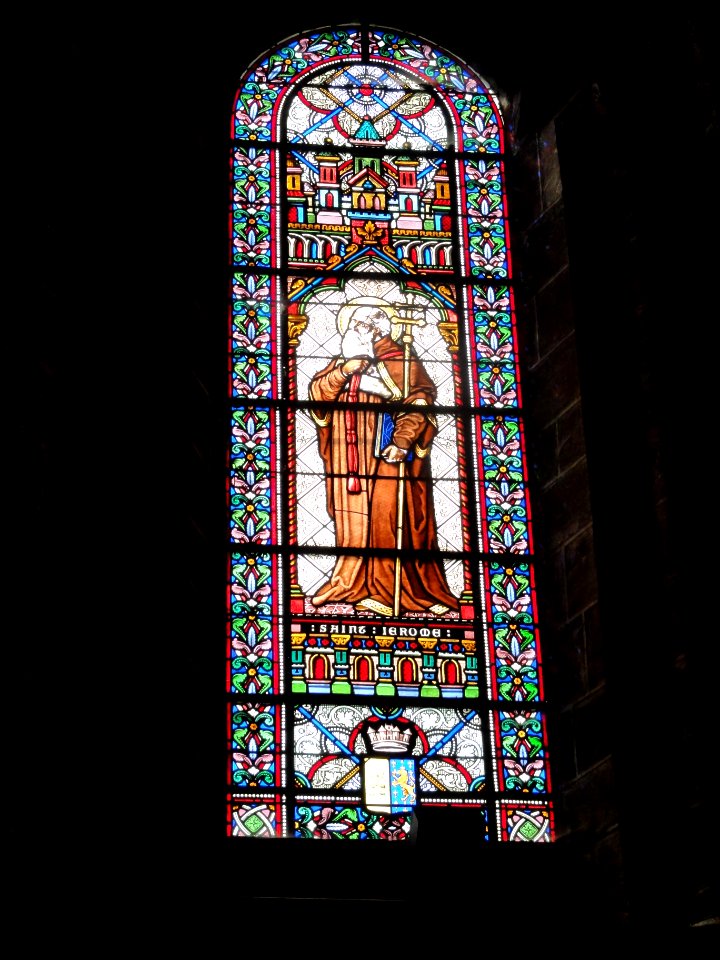 Fresnay-sur-Sarthe, église Notre-Dame, vitrail (12)