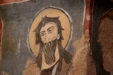 Fresco in the church of Deir Mar Musa al-Habashi, Detail