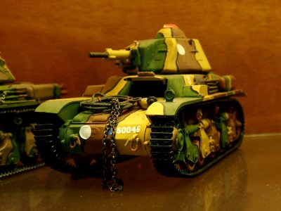French tank model in the Musée des Blindés, France, pic-1
