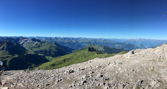 Hiking sky summit