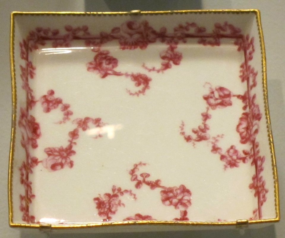 French soft-paste porcelain tray, 1758-59, Sévres, Honolulu Museum of Art