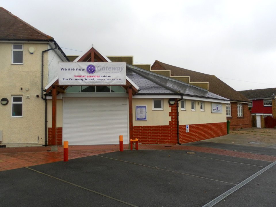 Frenchgate Christian Centre (now Gateway Christian Church), Frenchgate Avenue, Hampden Park, Eastbourne (October 2012) (1)