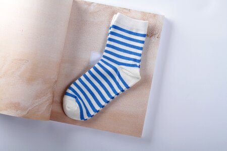 Black stripes woman