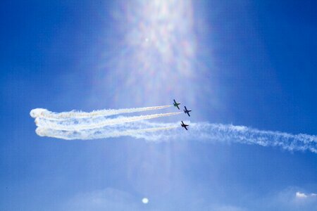 Sliač airshows blue sky