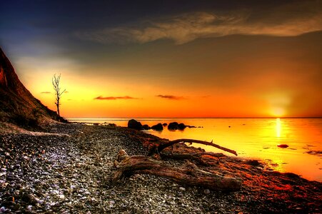 Denmark island mön cliff photo