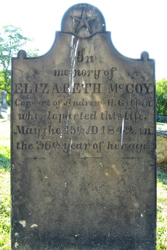 Giffin (Elizabeth McCoy), Speer Spring Cemetery, 2015-09-17, 01