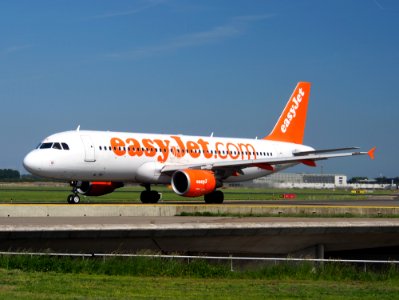 G-EZTH easyJet Airbus A320-214 - cn 3953 at Schiphol (AMS - EHAM), The Netherlands, 16may2014, pic-1