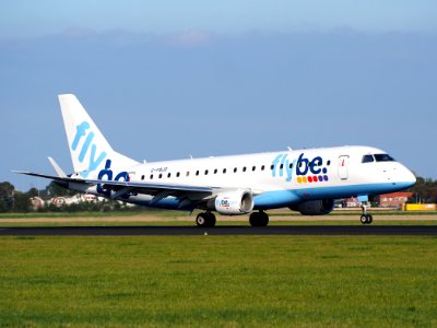 G-FBJD Flybe Embraer ERJ-175STD (ERJ-170-200) - cn 17000329, landing 6October2013 pic2