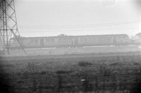 Gijzeling trein bij Wijster de trein in de mist, Bestanddeelnr 928-3209