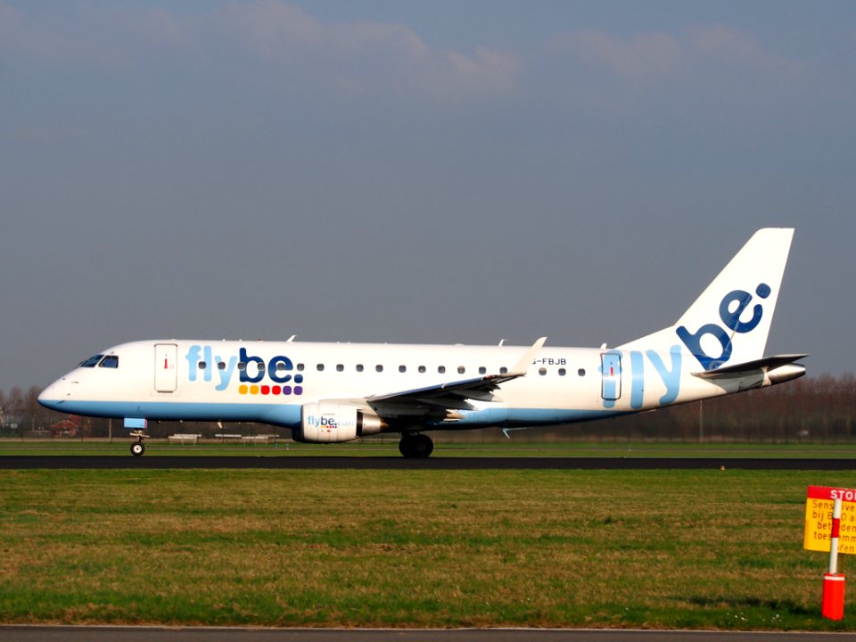 G-FBJB Flybe Embraer ERJ-175STD (ERJ-170-200), cn 17000327 at Schiphol (AMS - EHAM), Netherlands, pic3