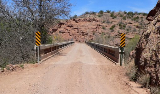 Gila bridge, Black Hills Back Country Byway, from S 1